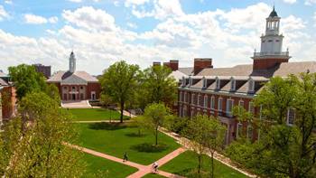 Φωτογραφία από το campus του πανεπιστημίου Johns Hopkins